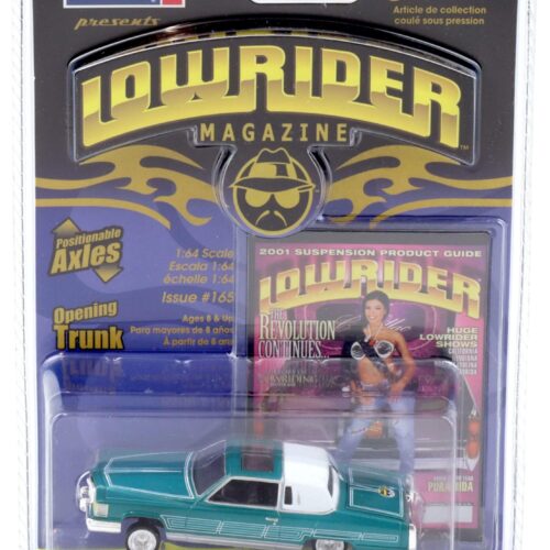 1:64 Revell Lowrider 1981 Cadillac Coupe Deville green/white #165 The Revolution Continues