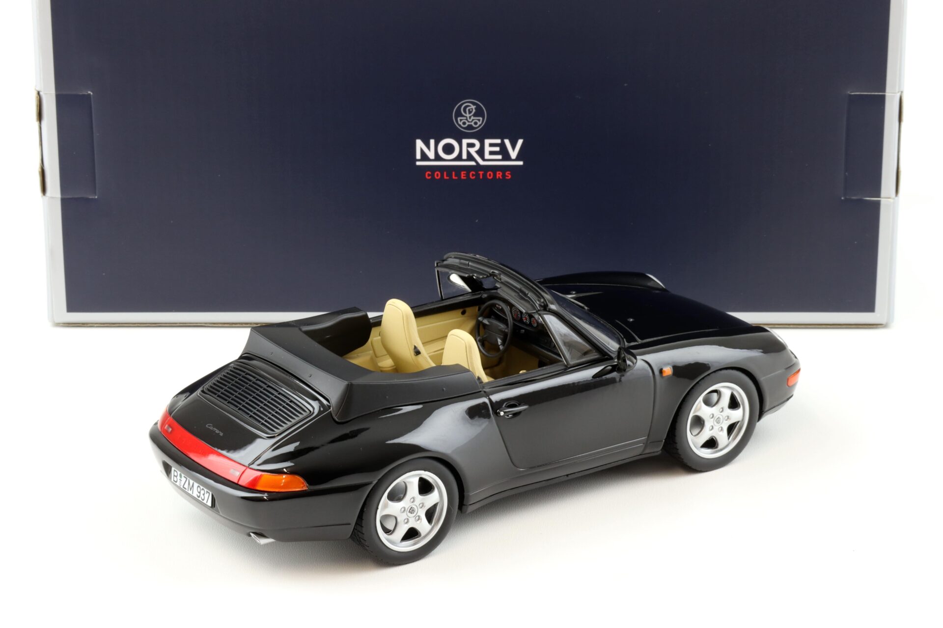 1:18 Norev Porsche 911 993 Carrera Cabriolet 1993 black 187595