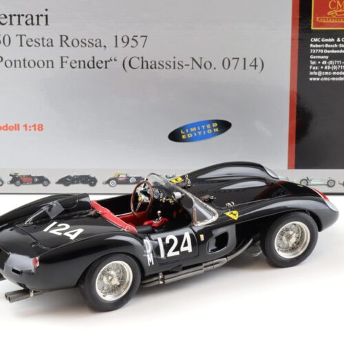 1:18 CMC Ferrari 250 Testa Rossa 1957 Pontoon Fender #124 black M-081