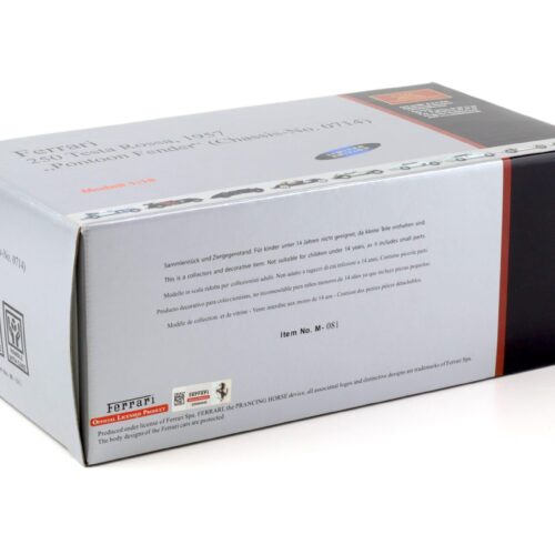 1:18 CMC Ferrari 250 Testa Rossa 1957 Pontoon Fender #124 black M-081