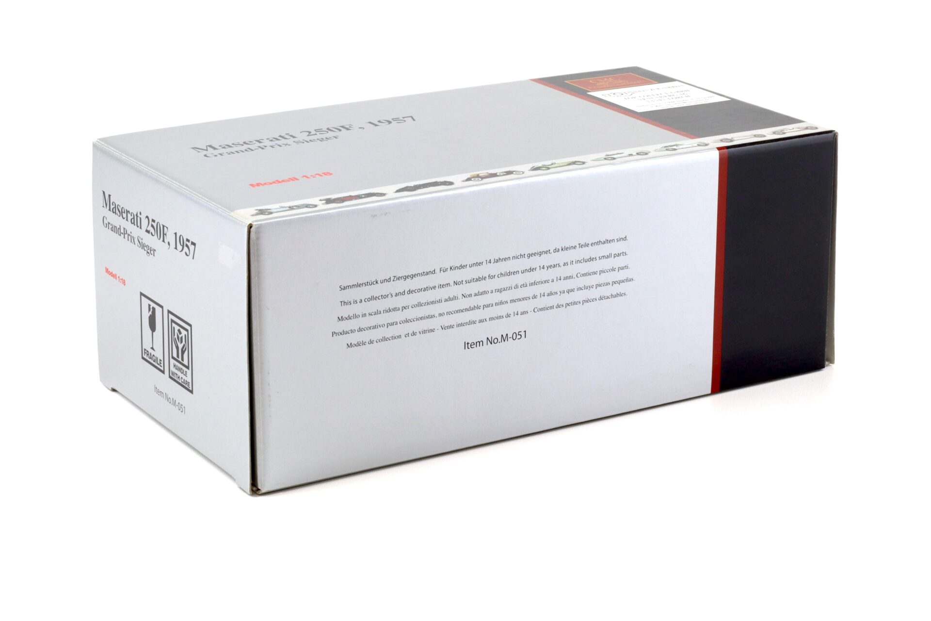 1:18 CMC Maserati 250F Grand-Prix GP Winner 1957 red M-051