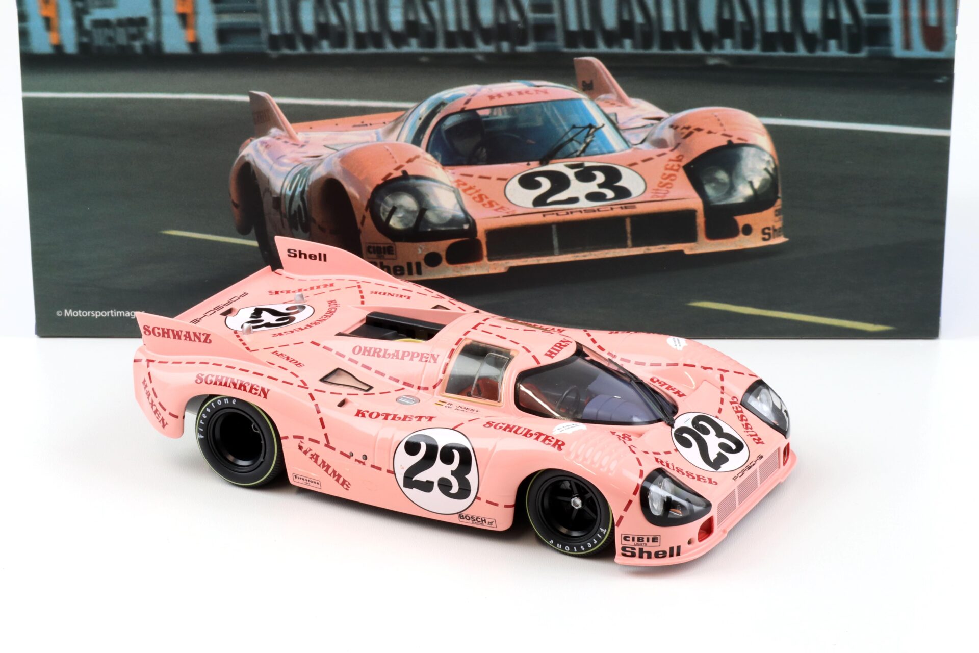 1:18 WERK83 Porsche 917/20 Pink Pig 24h Le Mans 1971 Kauhsen/ Joest #23