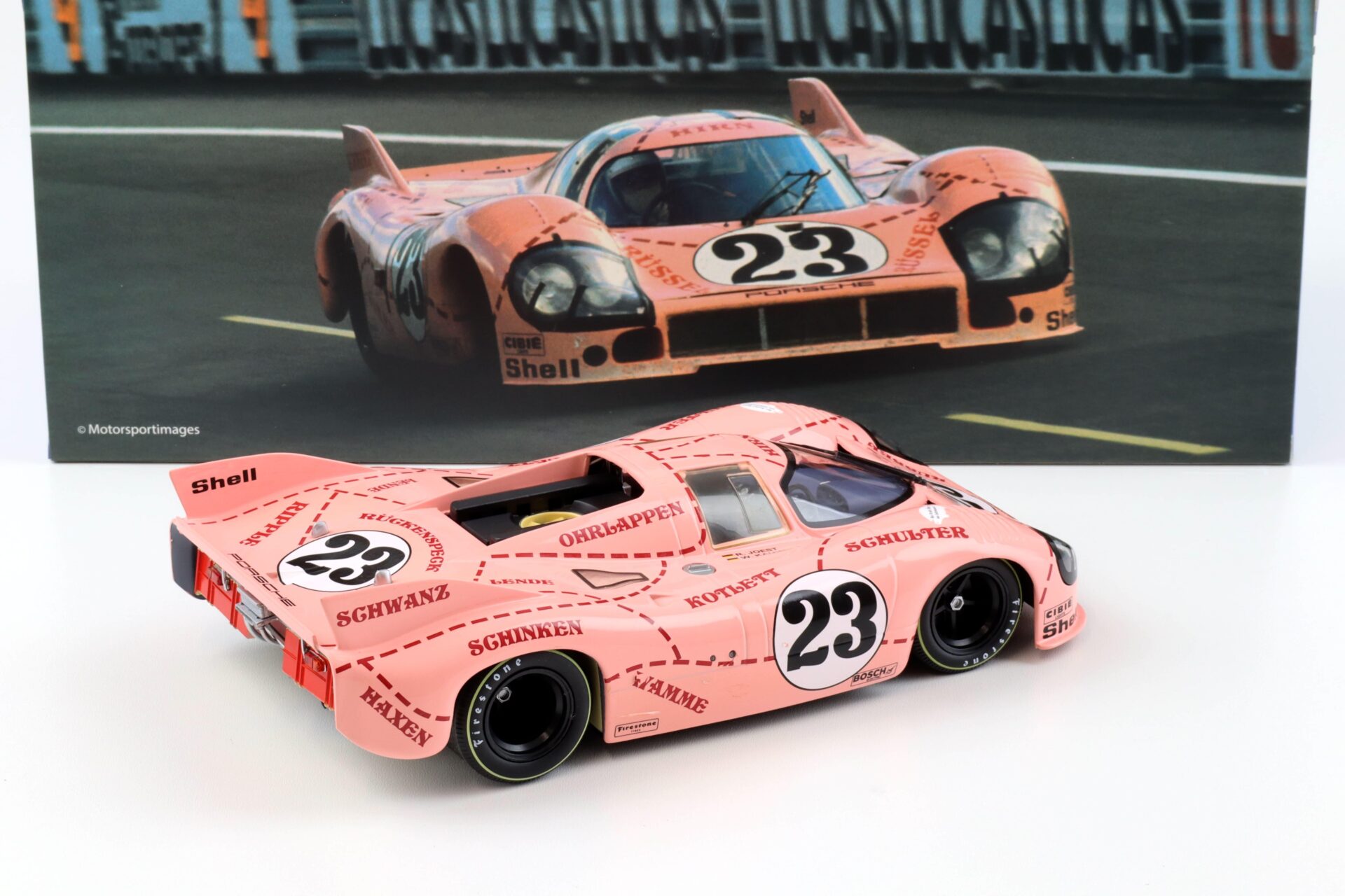 1:18 WERK83 Porsche 917/20 Pink Pig 24h Le Mans 1971 Kauhsen/ Joest #23