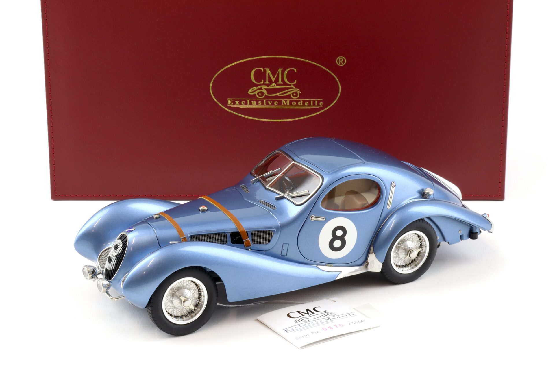 1:18 CMC Talbot Lago Coupe T150 C-SS 24h France 1939 #8 blue M-167