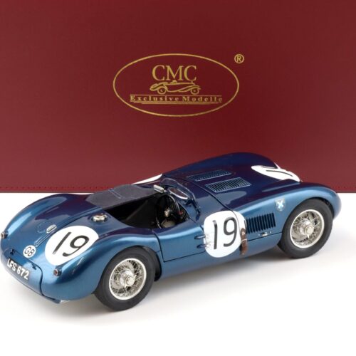 1:18 CMC Jaguar C-Type Goodwood Members Meeting 1954 Jimmy Stewart #19 M-192