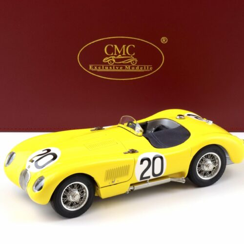 1:18 CMC Jaguar C-Type 24h France 1953 Roger Laurent/ Charles de Tornaco #20 M-194