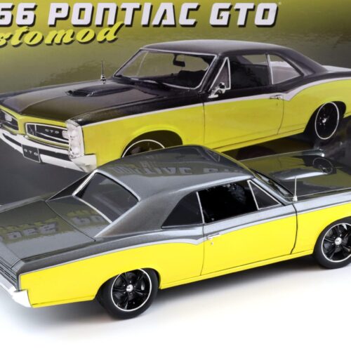 1:18 ACME 1966 Pontiac GTO Restomod yellow/ grey metallic A1801219