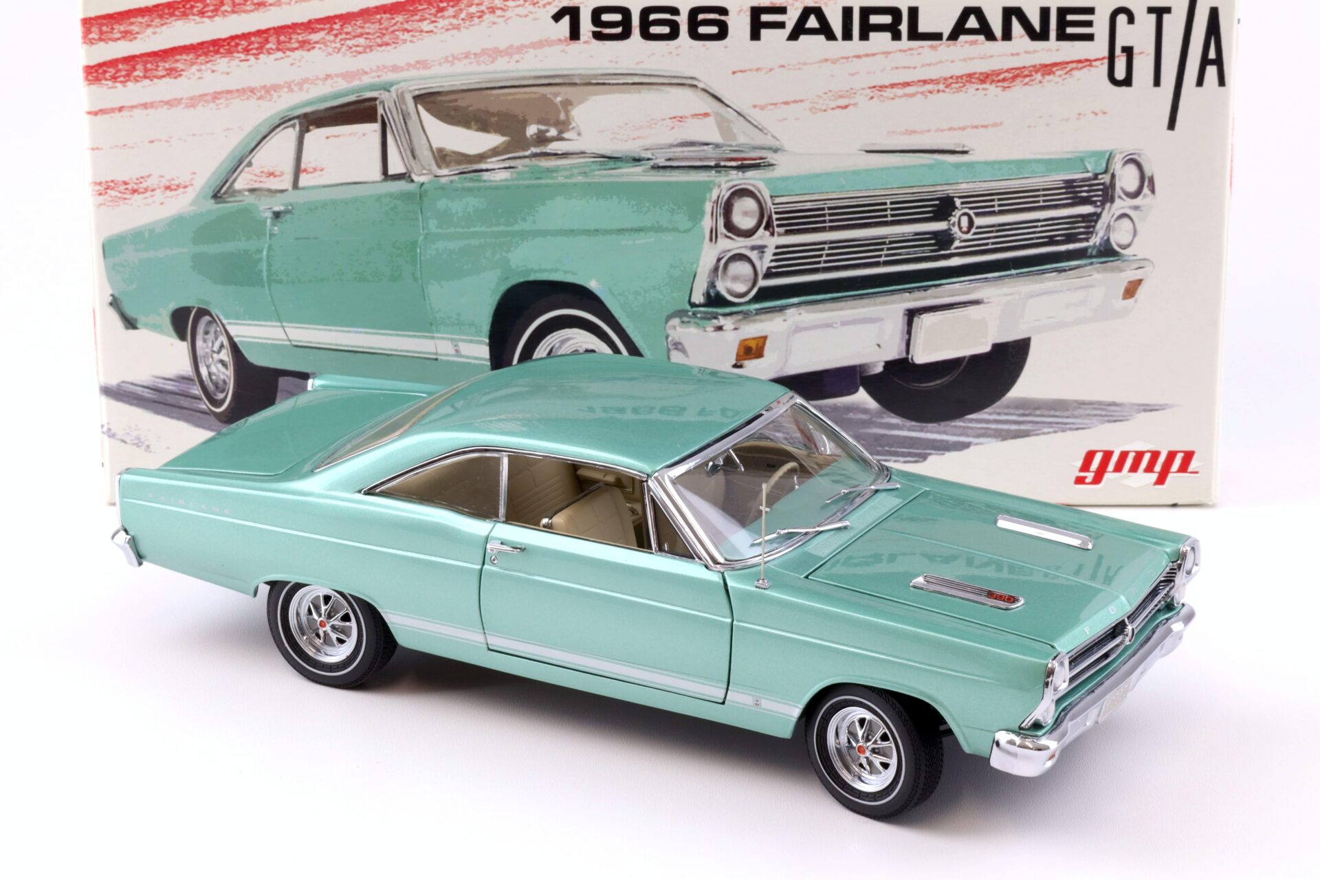 1:18 GMP 1966 Ford Fairlane GT/A green metallic G1801107