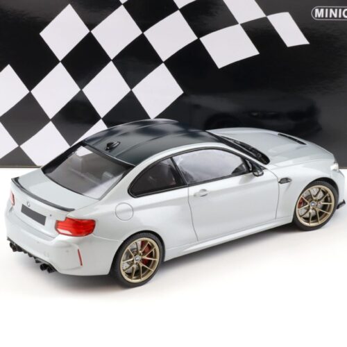 1:18 Minichamps BMW M2 CS (F87) Coupe 2020 silver metallic/ gold wheels