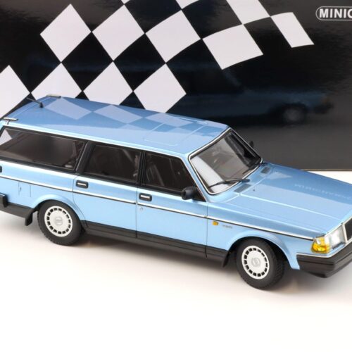 1:18 Minichamps Volvo 240 GL Break Estate 1986 blue metallic