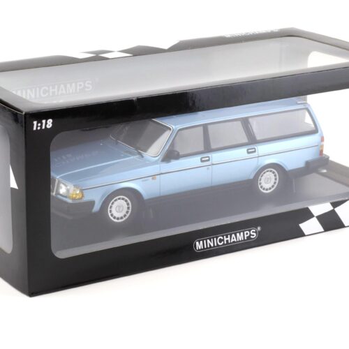1:18 Minichamps Volvo 240 GL Break Estate 1986 blue metallic