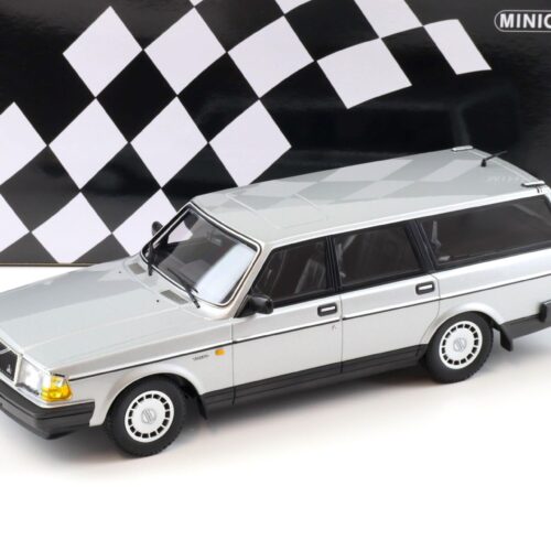 1:18 Minichamps Volvo 240 GL Break Estate 1986 silver metallic