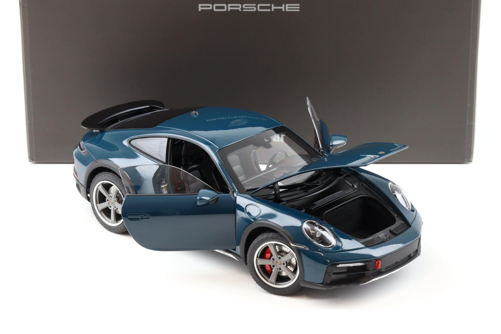 1:18 Norev Porsche 911 (992) Dakar Coupe 2023 Fjord green WAP DEALER