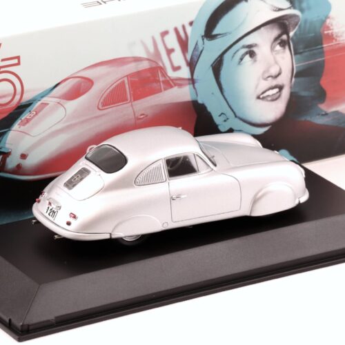 1:43 Spark Porsche 356 SL Coupe silver Gilberte Thirion MAP Porsche Museum