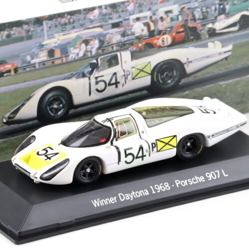 1:43 Spark Porsche 907 L Winner Daytona 1968 #54 white MAP Porsche Museum