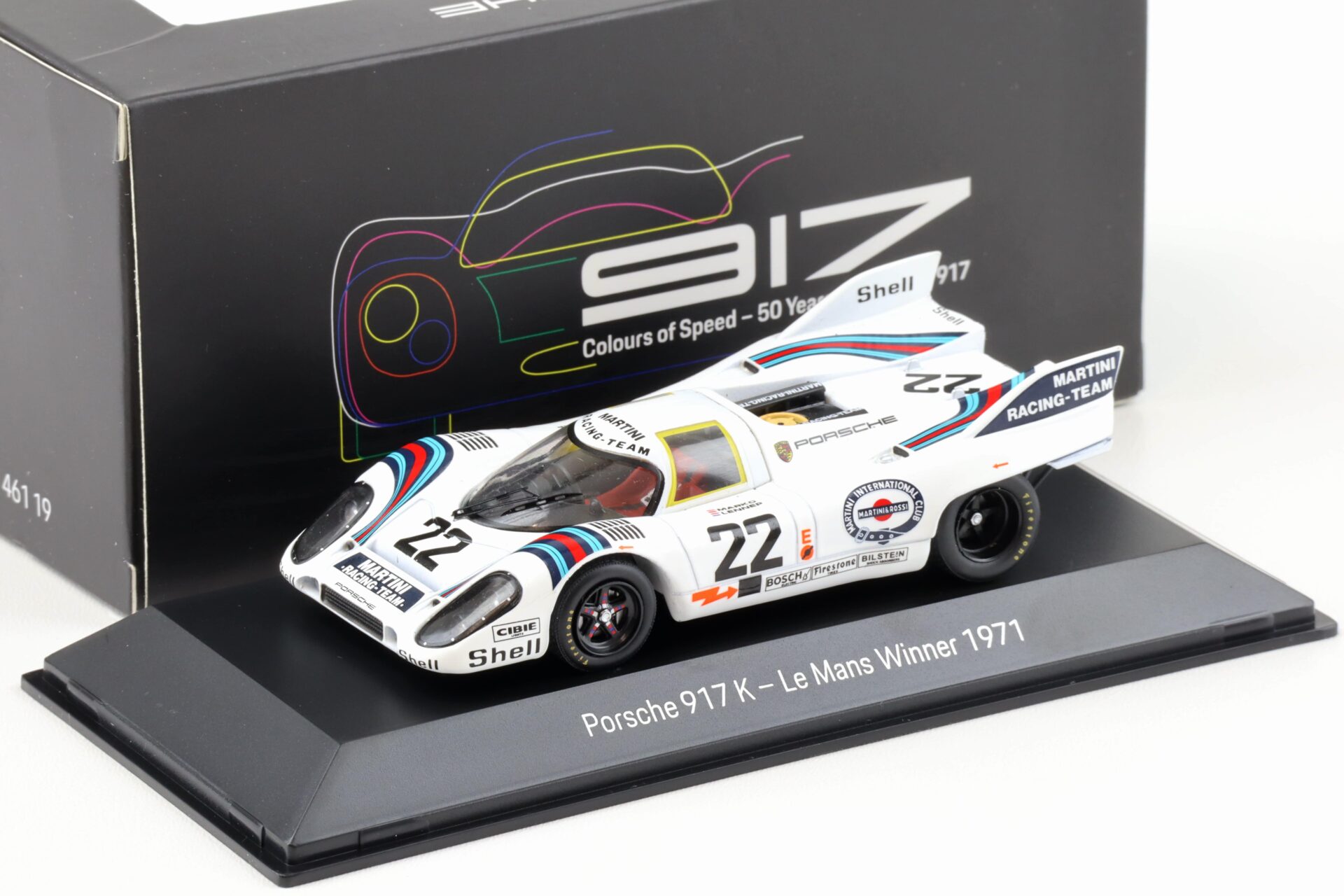 ID 93463 orig 1.jpg 1:43 Spark Porsche 917K Winner Le Mans 1971 Martini #22 MAP Porsche Museum