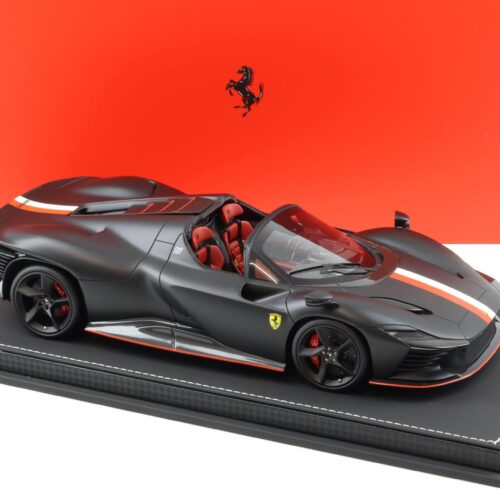 1:18 BBR Ferrari SP3 Daytona Spider Serie Icona C.Leclerc matt black - Limited 216 pcs.
