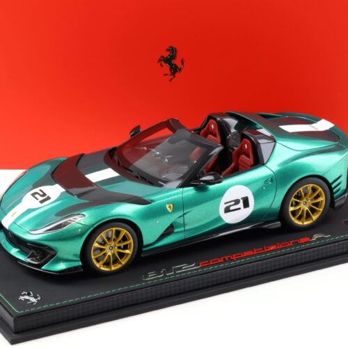 1:18 BBR Ferrari 812 Competizione A Aperta Green Jewel - Limited 80 pcs.