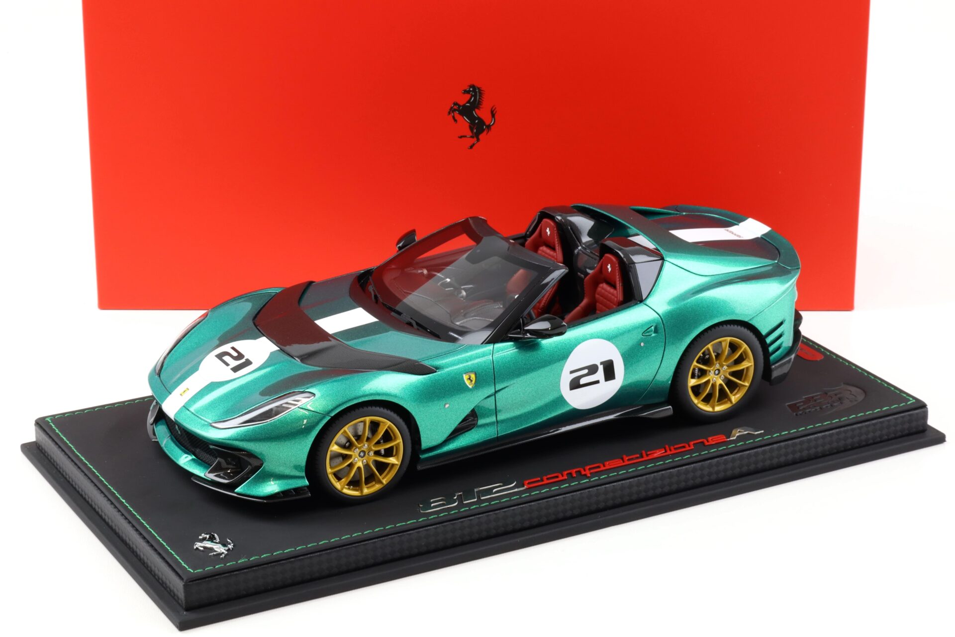 1:18 BBR Ferrari 812 Competizione A Aperta Green Jewel - Limited 80 pcs.