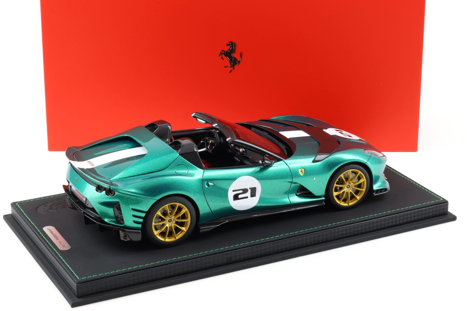 1:18 BBR Ferrari 812 Competizione A Aperta Green Jewel - Limited 80 pcs.