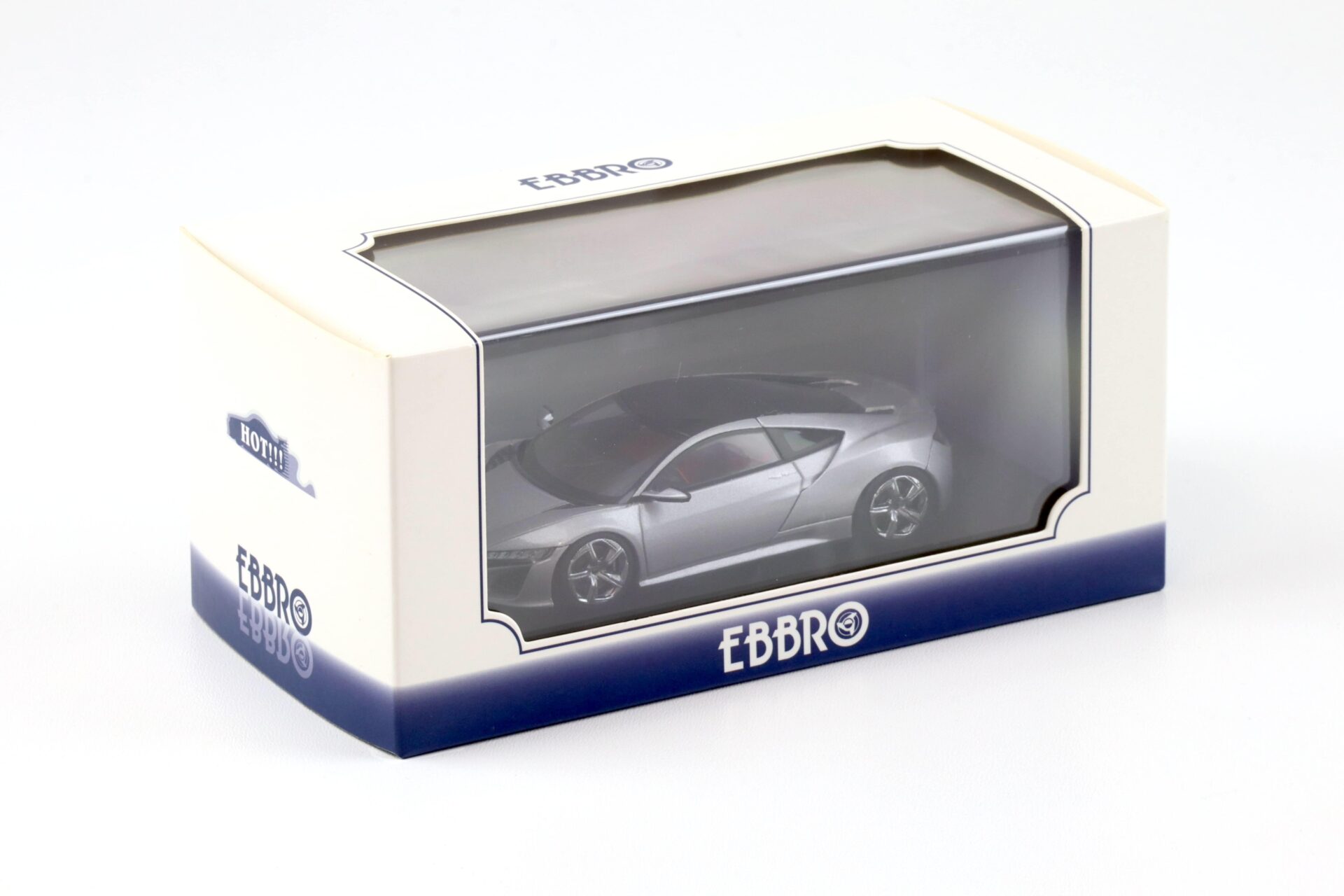 1:43 Ebbro Honda NSX Concept Car 2013 silver metallic