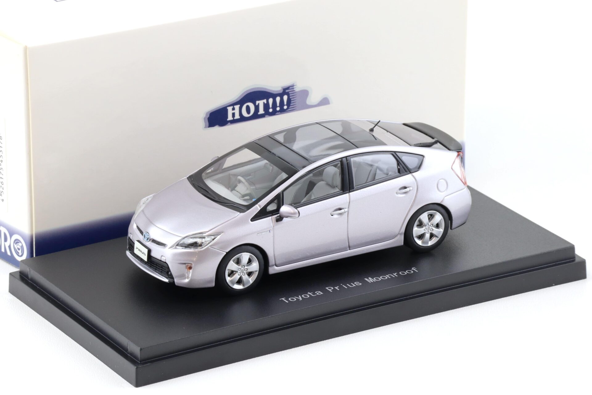 1:43 Ebbro Toyota Prius Moonroof light purple Mica metallic 2012