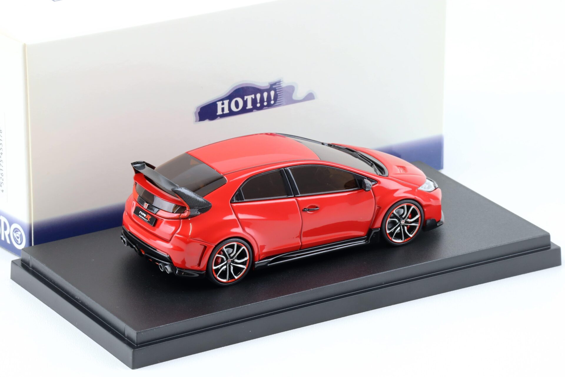 1:43 Ebbro Honda Civic Type R Concept 2014 red