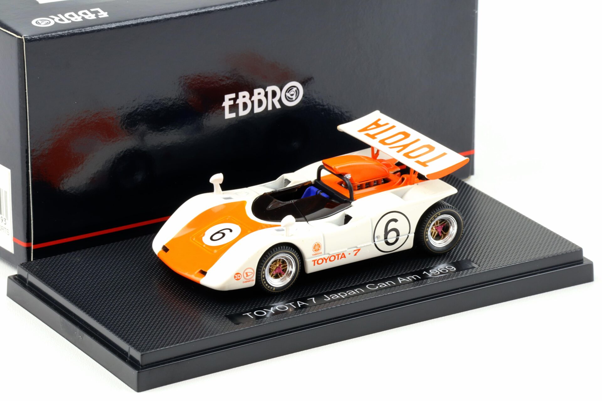 1:43 Ebbro Toyota 7 Japan CAN-AM 1969 #6 white/ orange