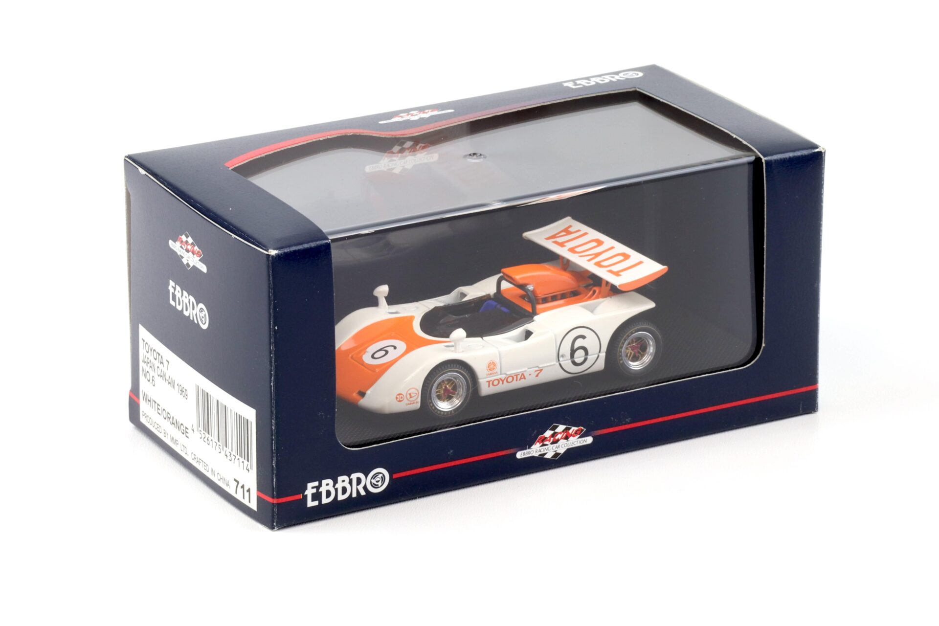 1:43 Ebbro Toyota 7 Japan CAN-AM 1969 #6 white/ orange