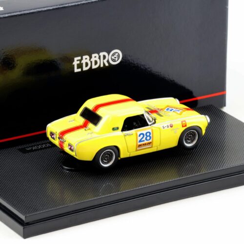 1:43 Ebbro Honda S800 Racing 1967 Suzuka 1000km #28 yellow - Image 2