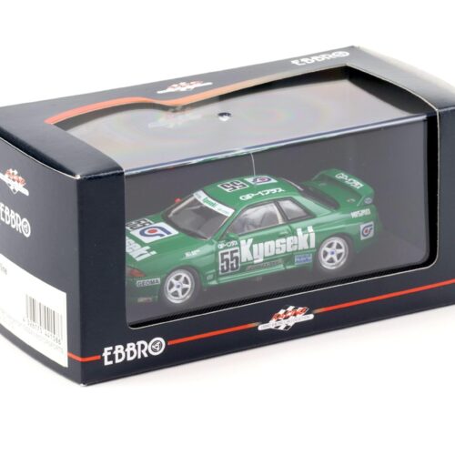 1:43 Ebbro Nissan Skyline R32 Kyoseki Gr.A 1993 Suzuki/Iida #55 green