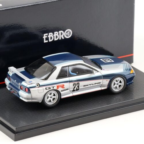 1:43 Ebbro Nissan Skyline GT-R R32 Gr.A Test Car #23 silver - Image 2