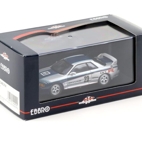 1:43 Ebbro Nissan Skyline GT-R R32 Gr.A Test Car #23 silver - Image 3