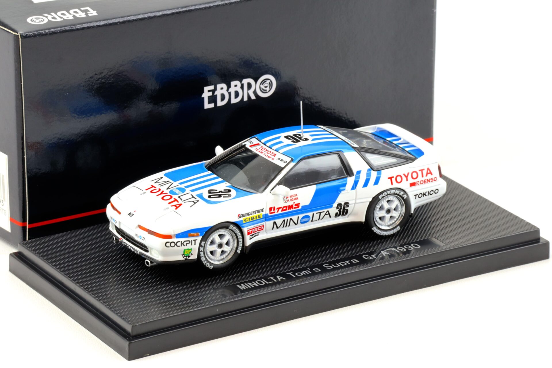 ID 93591 orig.jpg 1:43 Ebbro 1990 Toyota Supra MINOLTA Tom´s Supra Gr.A 1990 Sekiya/Ogawa #36