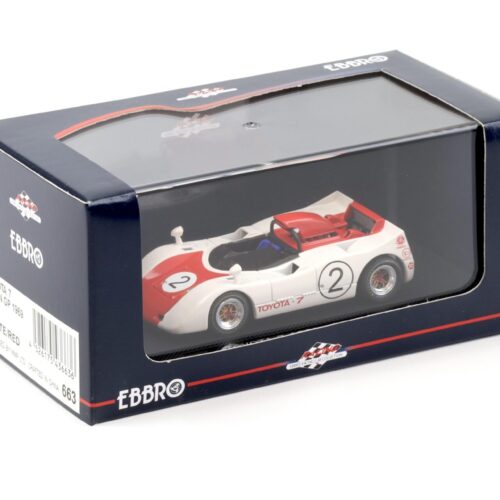 1:43 Ebbro Toyota 7 Japan GP 1969 #2 white/ red