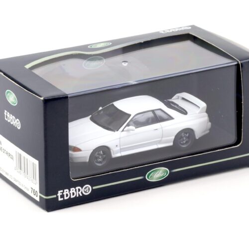 1:43 Ebbro Nissan Skyline GT-R R32 Coupe white 1989