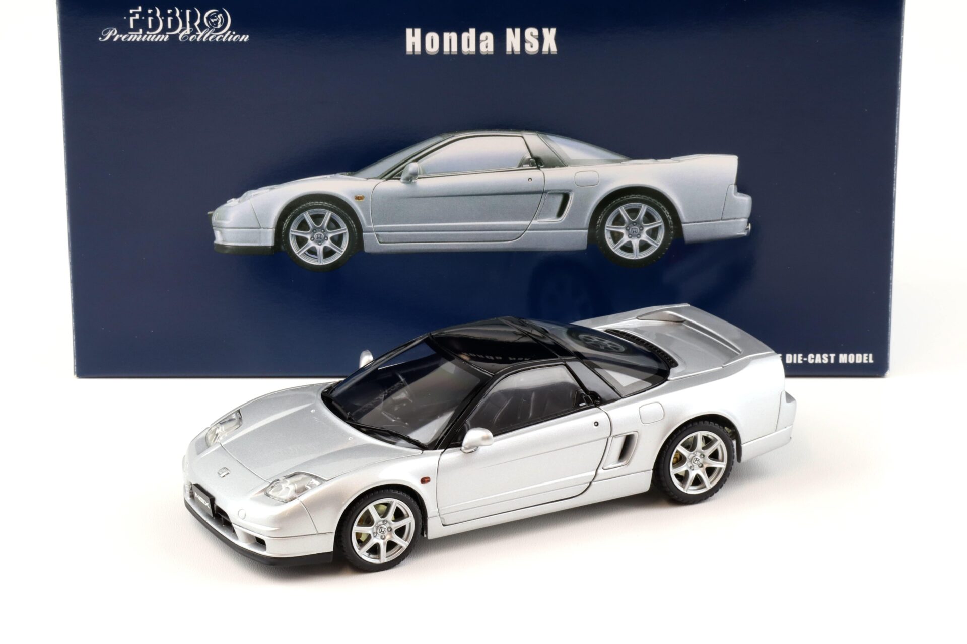 1:24 Ebbro Premium Honda NSX Facelift silver 2001
