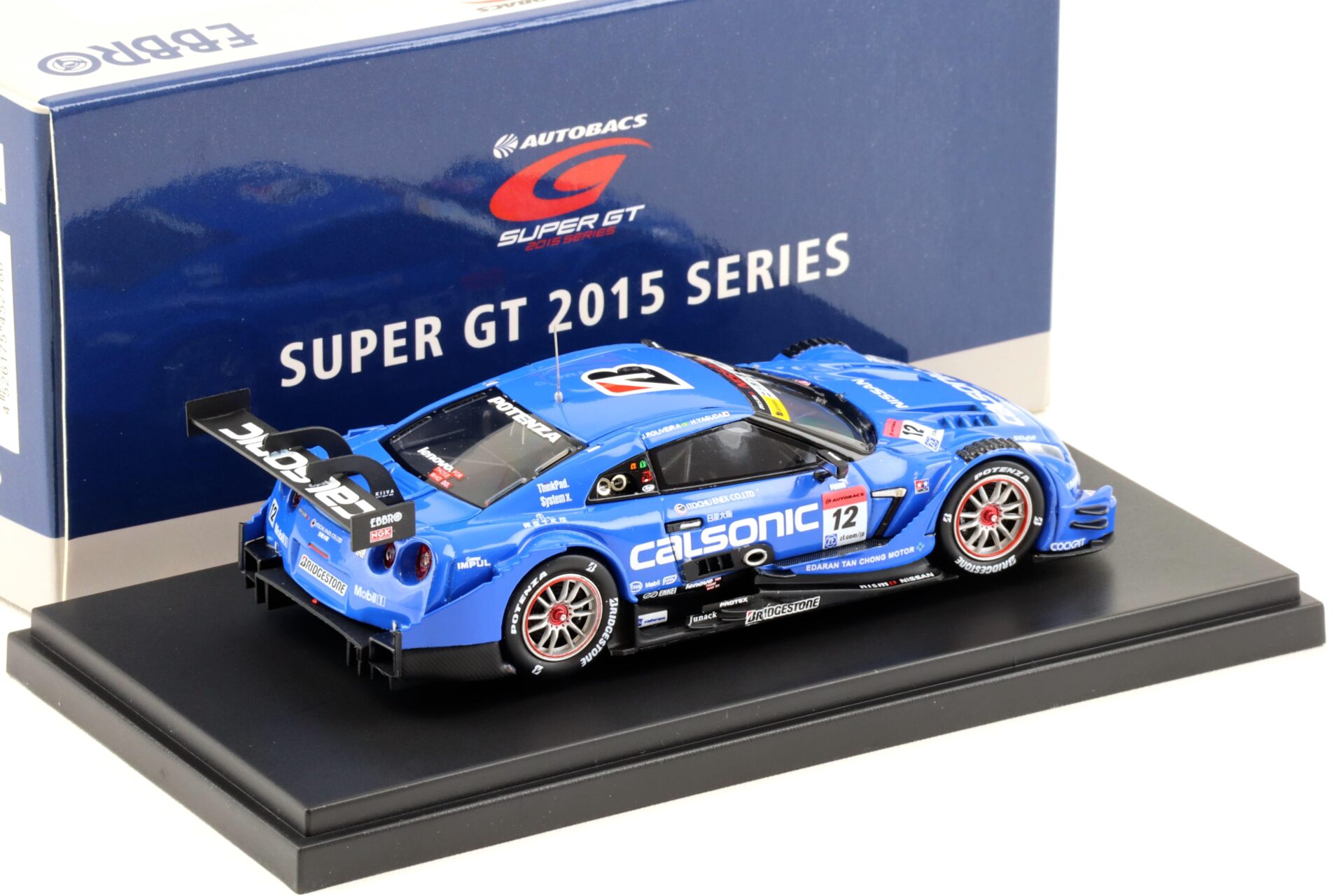 1:43 Ebbro Nissan GT-R Super GT500 Rd.4 Fuji 2015 Calsonic Impuls #12 Yasuda
