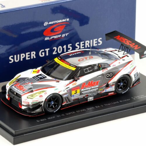 1:43 Ebbro Nissan GT-R R35 Super GT300 Rd.3 Thailand Winner 2015 B-MAX NDDP #3