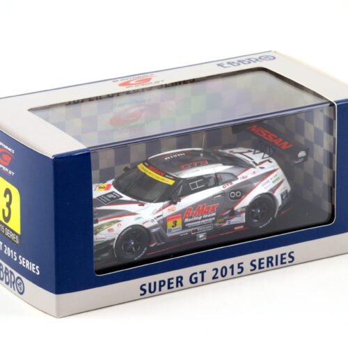 1:43 Ebbro Nissan GT-R R35 Super GT300 Rd.3 Thailand Winner 2015 B-MAX NDDP #3