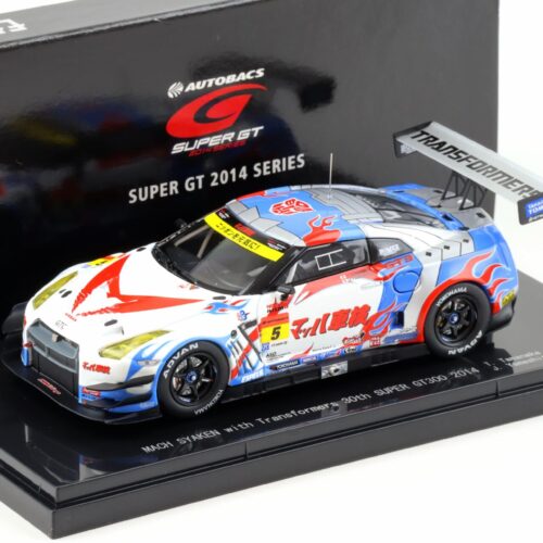 1:43 Ebbro Nissan GT-R R35 Super GT300 MACH SYAKEN 2014 with Transformers
