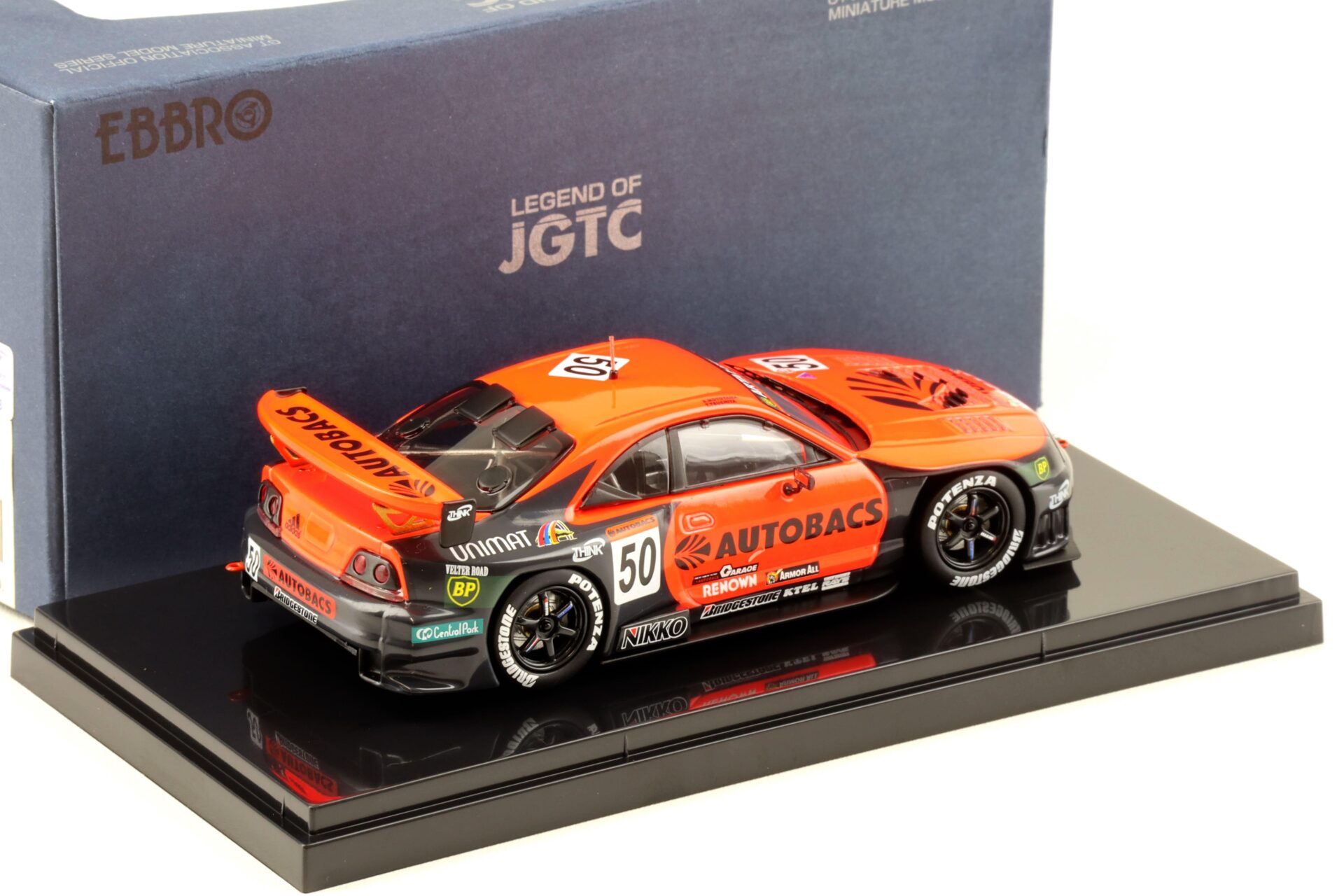 1:43 Ebbro Nissan Skyline R33 ARTA Skyline #50 JGTC 1998 orange/ black
