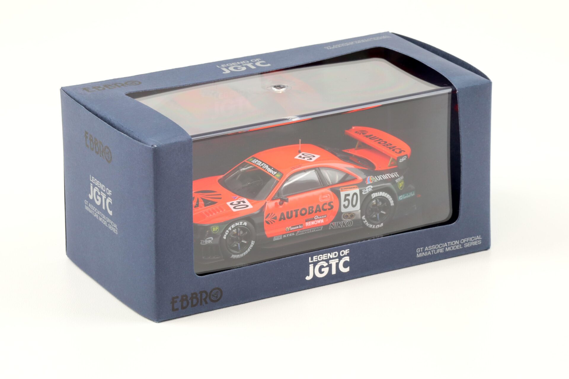 1:43 Ebbro Nissan Skyline R33 ARTA Skyline #50 JGTC 1998 orange/ black