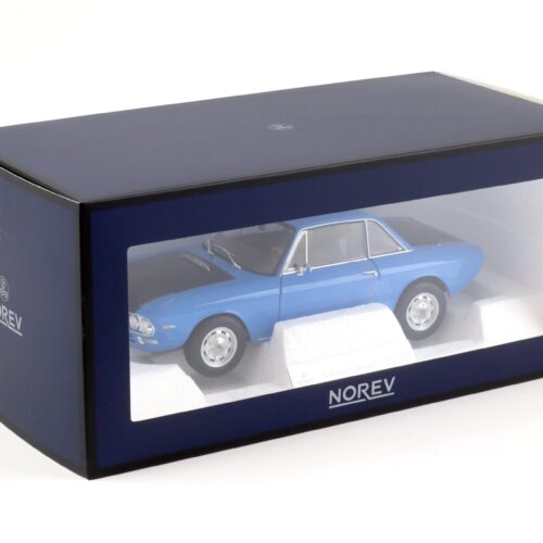 1:18 Norev Lancia Fulvia 1600 HF 1971 middle blue/ black - Limited 200 pcs.