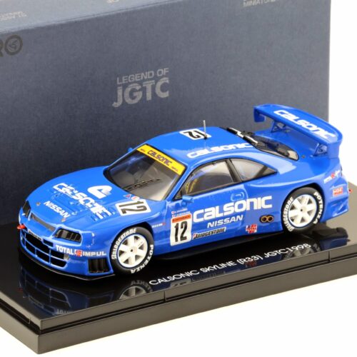 1:43 Ebbro Nissan Skyline R33 Calsonic Skyline #12 JGTC 1998 blue