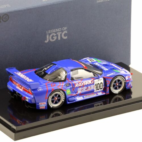 1:43 Ebbro Honda NSX RAYBRIG NSX #100 JGTC 1997 blue Kunimitsu/ Akira - Image 2