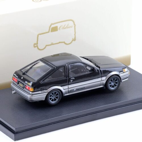 1:43 Ebbro Toyota Corolla Levin 1600 GTV with alloy wheel black/silver