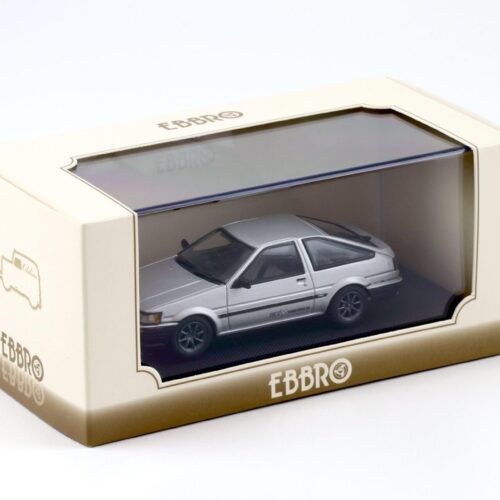 1:43 Ebbro Toyota Corolla Levin 1600 GTV with alloy wheel silver