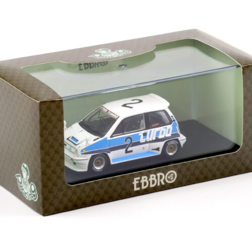 1:43 Ebbro Honda City Turbo R 1982 Suzuka J.Palmer #2 white/ blue