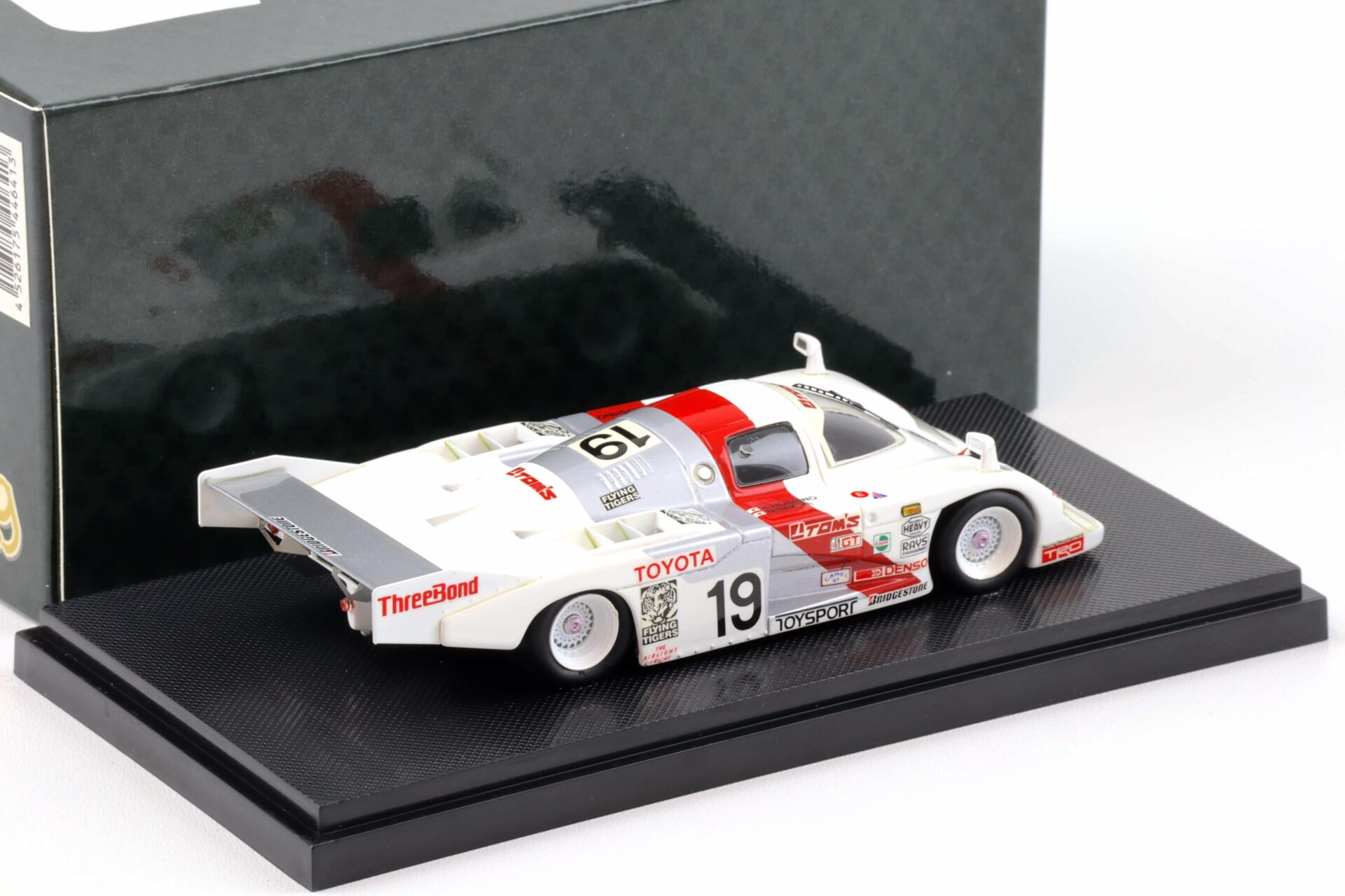 1:43 Ebbro Toyota TOMÂ´S 83C Riverside 1984 Hoshino/ Sekiya #19 white